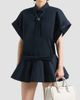 Givenchy Women's Mini Shirt Dress in Poplin with Bow - 3