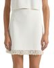 Givenchy Women's Mini Skirt in Knit with Embroidered Pearls - 2