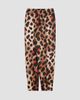 Givenchy Women's Pinch Pants in Silk with Leopard Print - 3