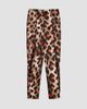 Givenchy Women's Pinch Pants in Silk with Leopard Print - 9