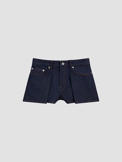 Givenchy Women's Pinch Shorts in Raw Denim