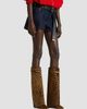 Givenchy Women's Pinch Shorts in Raw Denim - 7