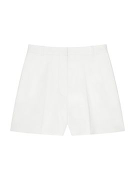 Givenchy Women's Pleated Back Shorts in Cotton