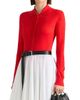 Givenchy Women's Polo Cardigan in Second Skin Effect Knit - 2