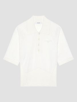Givenchy Women's Polo Sweater in Cotton and Silk