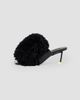Givenchy Women's Pompom Mules in Patent Leather and Knit - 3