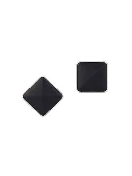 Givenchy Women's Sculpt Asymmetric Earrings in Metal and Leather