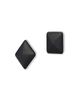 Givenchy Women's Sculpt Asymmetric Earrings in Metal and Leather - 2