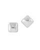 Givenchy Women's Sculpt Asymmetric Earrings in Metal and Leather - 3