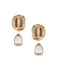 Givenchy Women's Sculptural Crystal Clip Earrings - 4