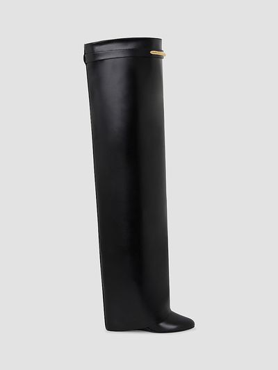 Givenchy Women's Shark Pinch Over-The-Knee Boots in Leather