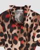 Givenchy Women's Shirt Dress in Leopard Silk with Deconstructed Collar - 4
