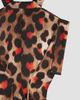 Givenchy Women's Shirt Dress in Leopard Silk with Deconstructed Collar - 5