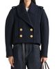 Givenchy Women's Short Pea Coat in Wool - 3