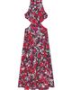 Givenchy Women's Slashed Dress with Floral Print - 1