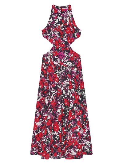 Givenchy Women's Slashed Dress with Floral Print