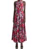 Givenchy Women's Slashed Dress with Floral Print - 2