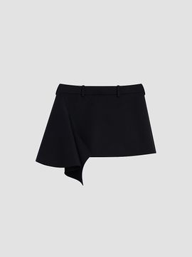 Givenchy Women's Slashed Mini Skirt in Wool