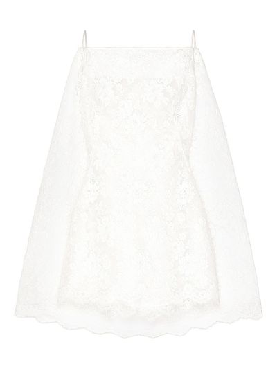 black givenchy lace and velvet mini dress Antonella Velvet Lace Mini Dress - Black