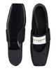 Givenchy Women's Sliced Square Ballerinas in Textured-Effect Leather - 4