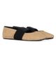 Givenchy Women's Sliced Square Raffia-Effect Ballerinas - 2