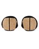Givenchy Women's Sliced Square Raffia-Effect Ballerinas - 4
