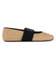 Givenchy Women's Sliced Square Raffia-Effect Ballerinas - 6