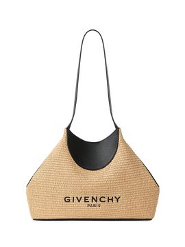 Givenchy Women's Small Facet Tote Bag in Raffia