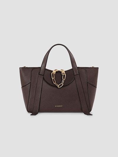 Givenchy Women's Small The Snatch Top Handle Bag in Grained Leather