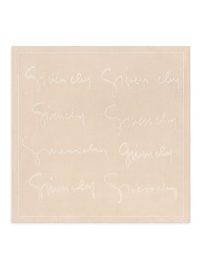 Givenchy Women's Square in Silk Jacquard with Signature
