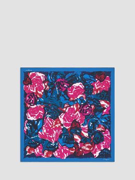 Givenchy Women's Square in Silk Scarf with Floral Print