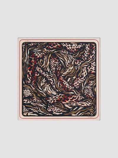 Givenchy Women's Square in Silk with Abstract Animal Print