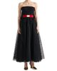 Givenchy Women's Strapless Evening Dress in Lace with Cape - 2