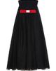 Givenchy Women's Strapless Evening Dress in Lace with Cape - 5