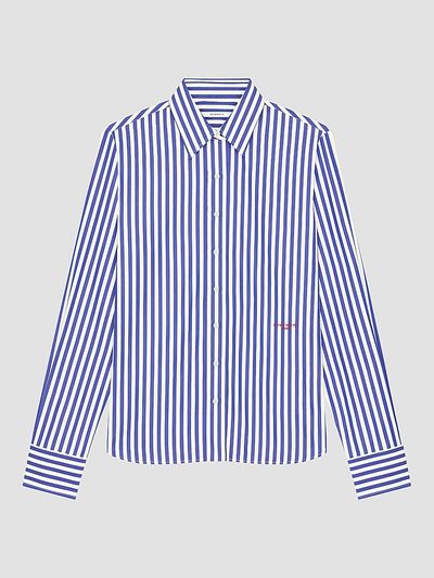 Givenchy Women's Striped Shirt in Poplin