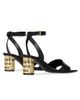 Givenchy Women's Tape Heel Sandals in Leather - 4