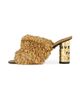 Givenchy Women's Tape Heeled Mules with Raffia-Effect Fringes - 2
