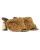 Givenchy Women's Tape Heeled Mules with Raffia-Effect Fringes - 3