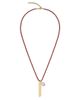 Givenchy Women's Tape Long Necklace in Agate Metal and Quartz - 2