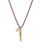 Givenchy Women's Tape Long Necklace in Agate Metal and Quartz - 3