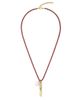 Givenchy Women's Tape Long Necklace in Agate Metal and Quartz - 4