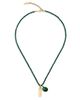 Givenchy Women's Tape Necklace in Malachite Metal and Resin - 2