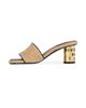 Givenchy Women's Tape Raffia-Effect Heeled Mules - 2