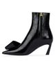 Givenchy Women's Twisted Ribbon Ankle Boots in Shiny Naplack Leather - 3