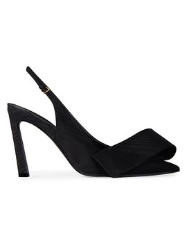 Givenchy Women's Twisted Ribbon Slingbacks Pumps