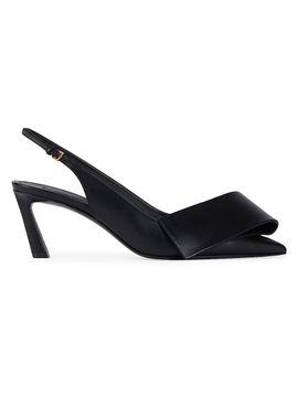 Givenchy Women's Twisted Ribbon Slingbacks Pumps in Leather