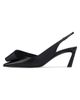 Givenchy Women's Twisted Ribbon Slingbacks Pumps in Leather - 3