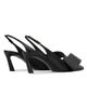 Givenchy Women's Twisted Ribbon Slingbacks Pumps in Leather - 4