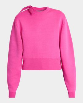 Givenchy Wool-Blend Bow Sweater