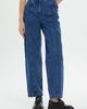 Gizia Gizia Back Print Pocket Stitch Detail High-Waist Jeans - 2